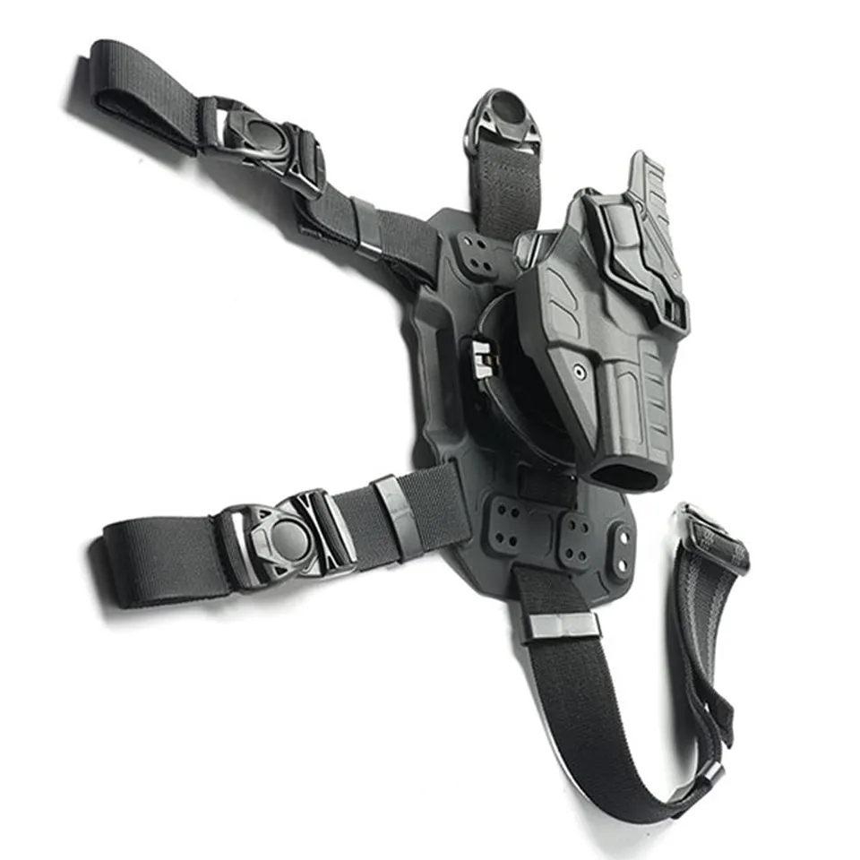 Beretta APX Series Fondina Cosciale Roto in Techno Polimero destra nera