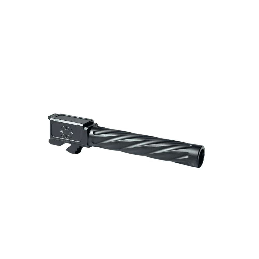 Shadow Systems Barrels Full-Size Unthreaded Spiral Fluted Black Barrel (MR920L/DR920) (Light Blem)