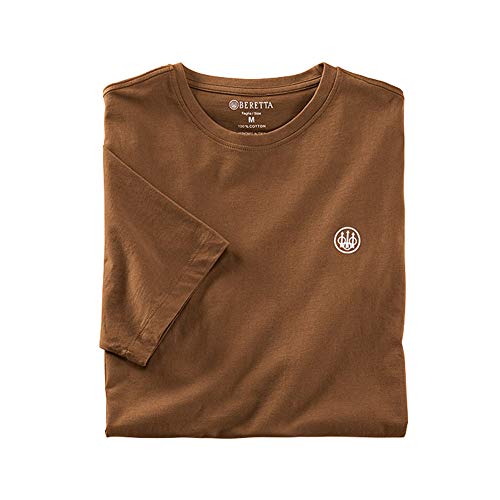 Beretta 90 Series US logo T Shirt maglietta uomo tobacco M cotone