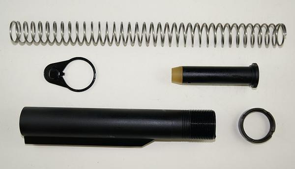Dlask Arms AR 15 Parts AR-15 Buffer Tube Assembly, completo mil-spec 7075-T6