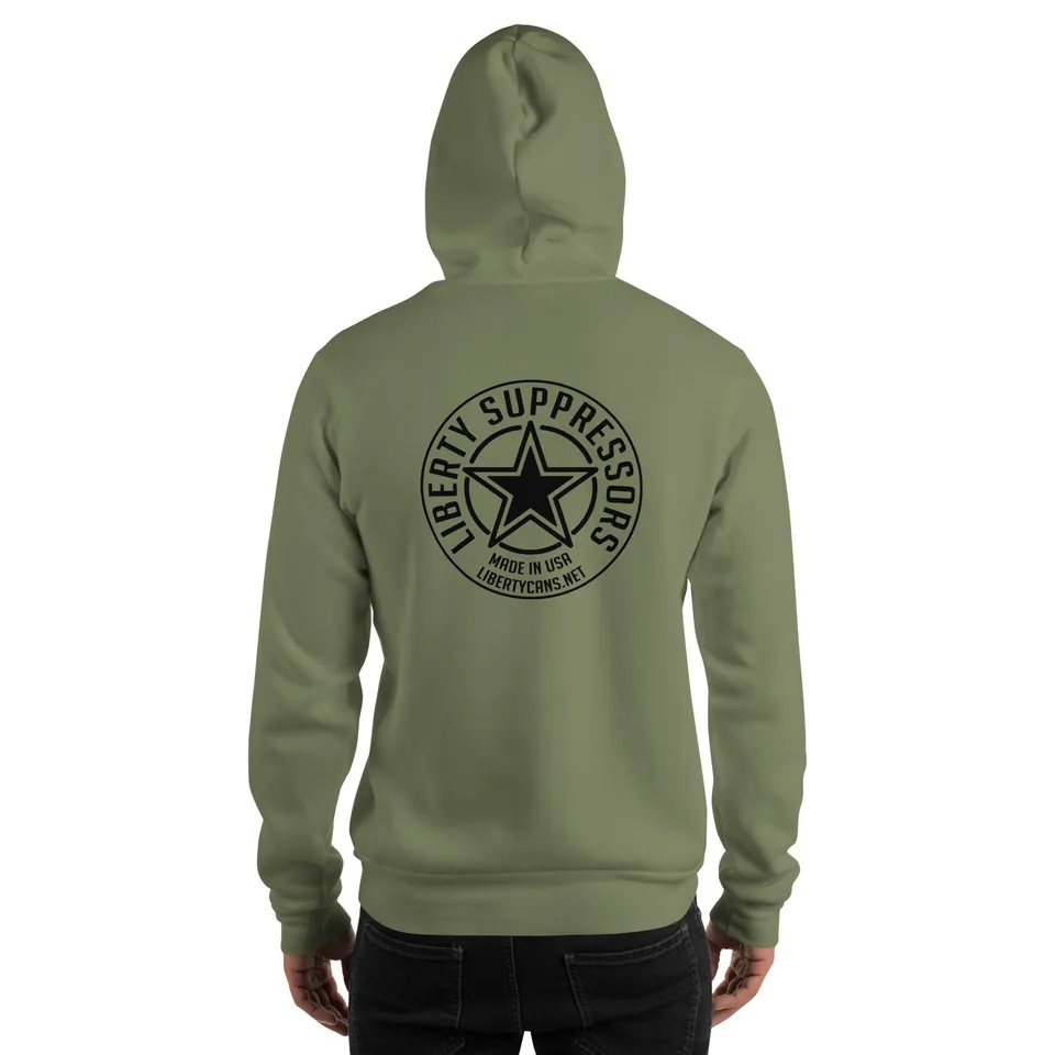 Liberty Suppressors Liberty Merch Hoodie felpa con tasca frontale