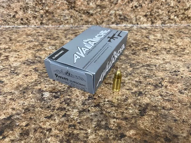 Liberty Suppressors Summit Ammo Summit Avalanche Suppressor Ammo 9×19 147gr subsonica