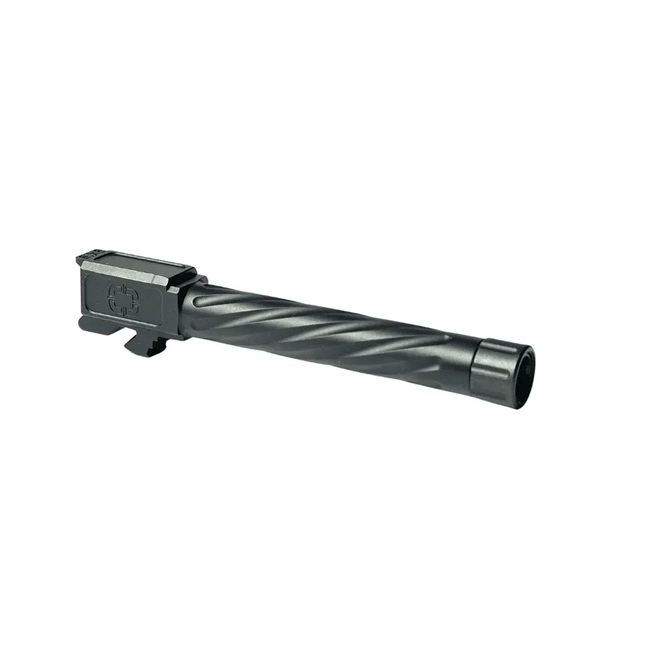 Shadow Systems Barrels Full-Size Threaded Spiral Fluted Black Barrel (MR920L/DR920) (Light Blem) canna filettata Black Nitride