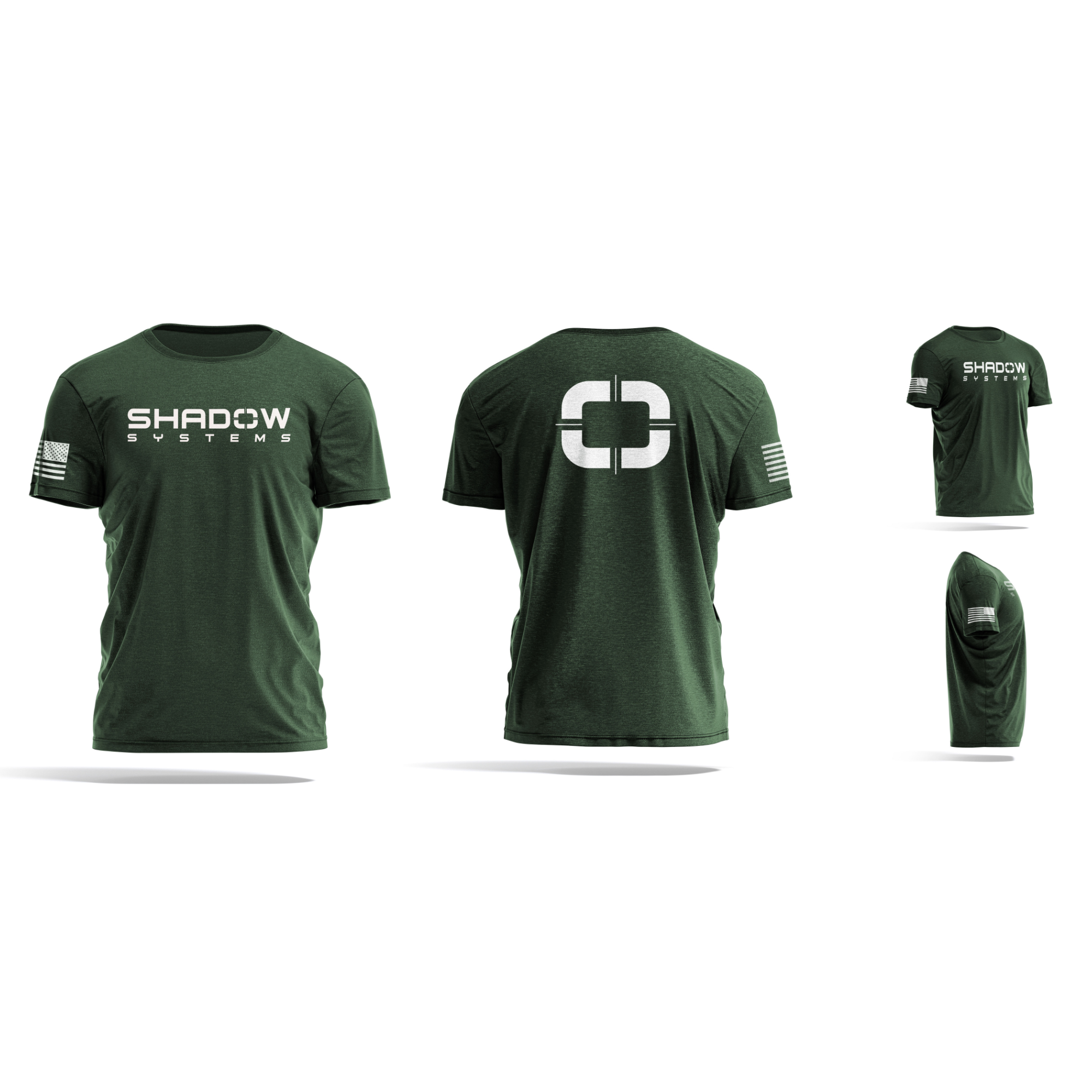 New Shadow Systems Texas Sage Shirt maglietta verde scuro