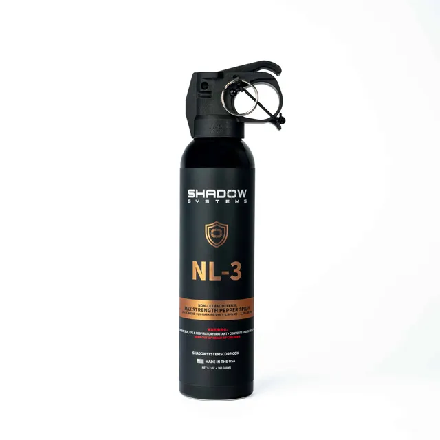 Shadow Systems NL-3 Non-Lethal Pepper Spray spray al peperoncino 9,2 oz gittata 20 piedi