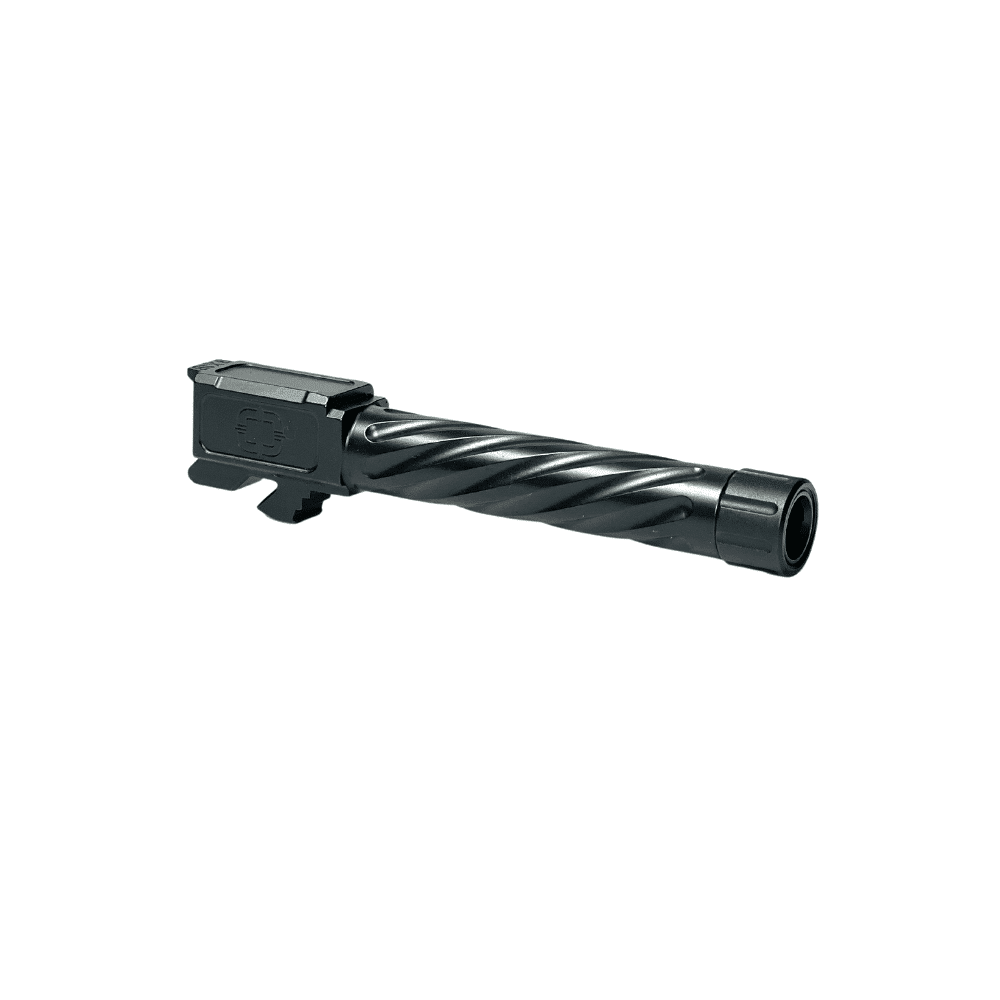 Shadow Systems Barrels Compact Threaded Spiral Fluted Black Barrel canna 1/2×28 nera