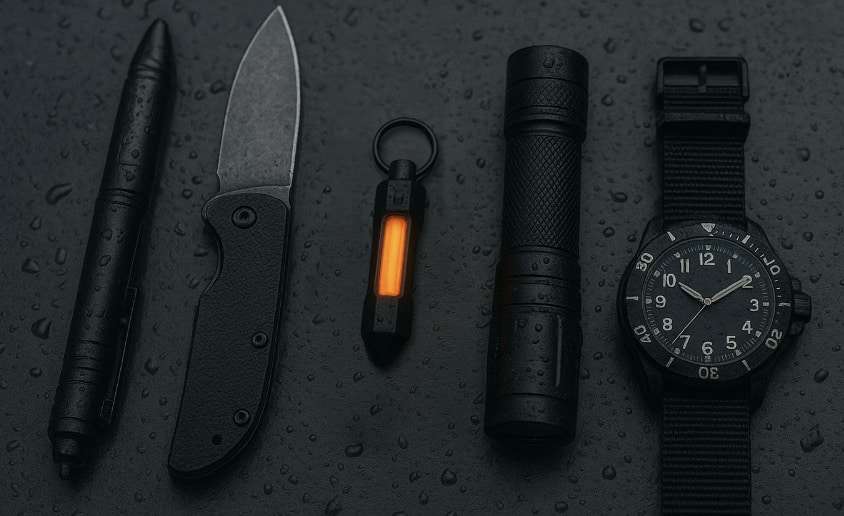 Shadow Systems Gear Tritium Glow Fob (Orange) portachiavi luminoso arancione