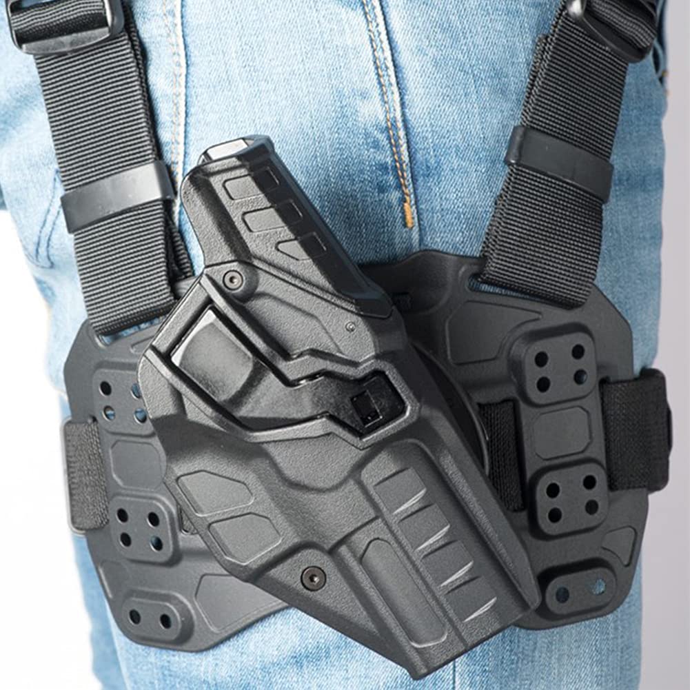 Beretta APX Series Fondina Cosciale Roto in Techno Polimero destra nera