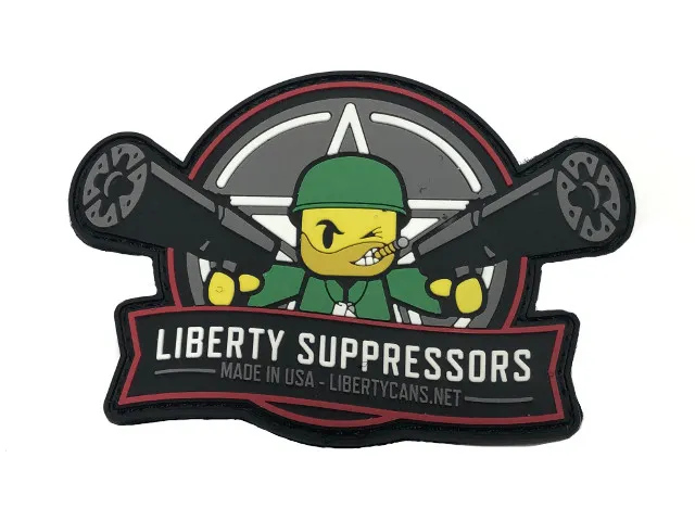 Liberty Suppressors Liberty Merch Swag Dual Wielding Liberty Patch patch vinile 2¾×4″