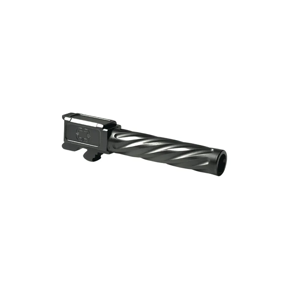 Shadow Systems Barrels Compact Unthreaded Spiral Fluted Black Barrel (MR920/XR920/MR918) (Light Blem) canna nera