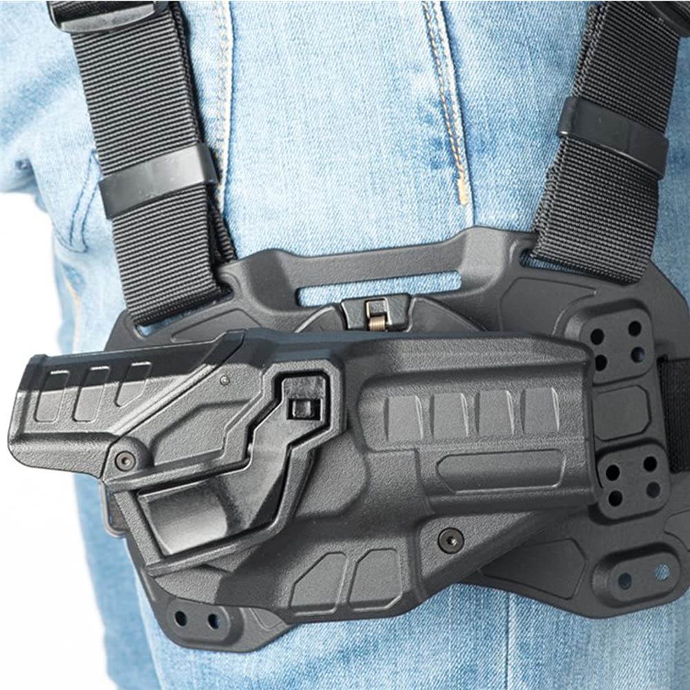 Beretta APX Series Fondina Cosciale Roto in Techno Polimero destra nera