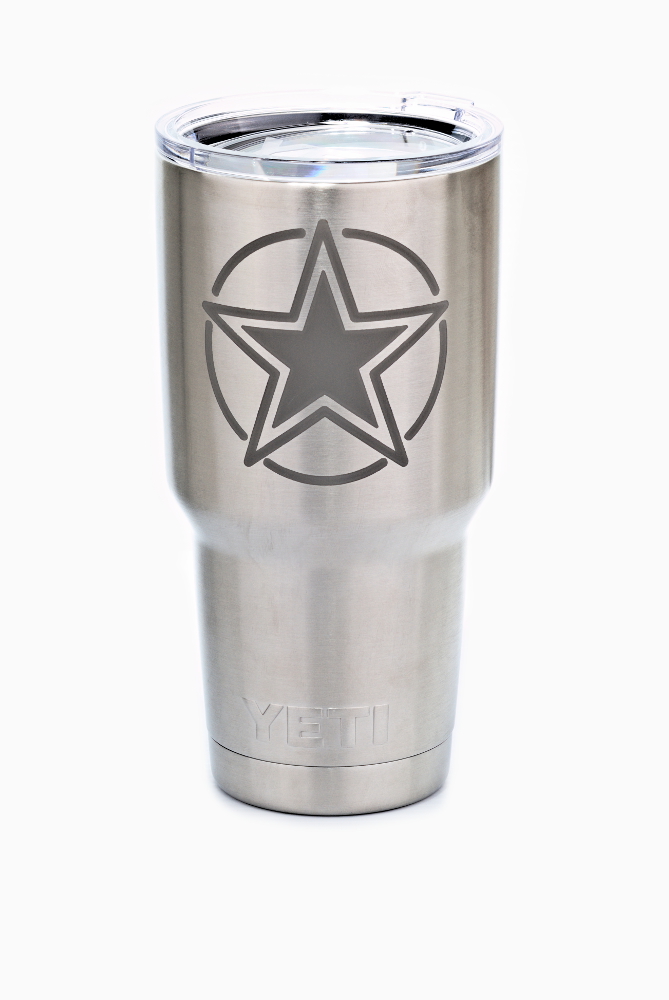 Liberty Suppressors Liberty Merch Yeti Rambler 30oz tumbler con logo inciso