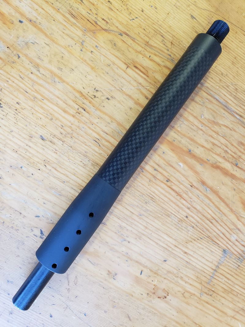 Dlask Arms Barrels Carbon Fiber Barrel canna 9″ 10/22 Takedown blued