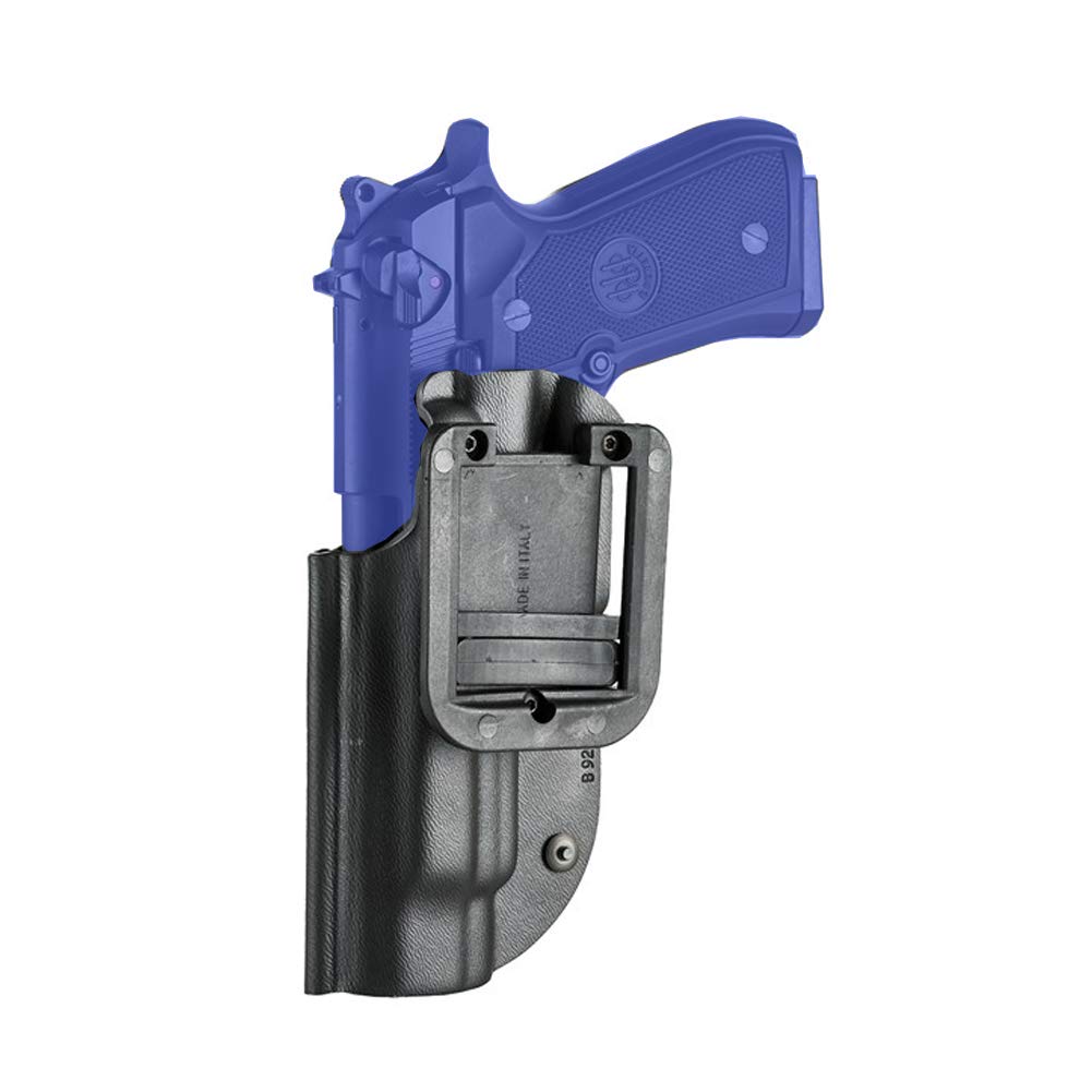 Beretta 90 Series Pistola 92FS / 96 / 92A1 / 96A1 fondina destra in ABS nera