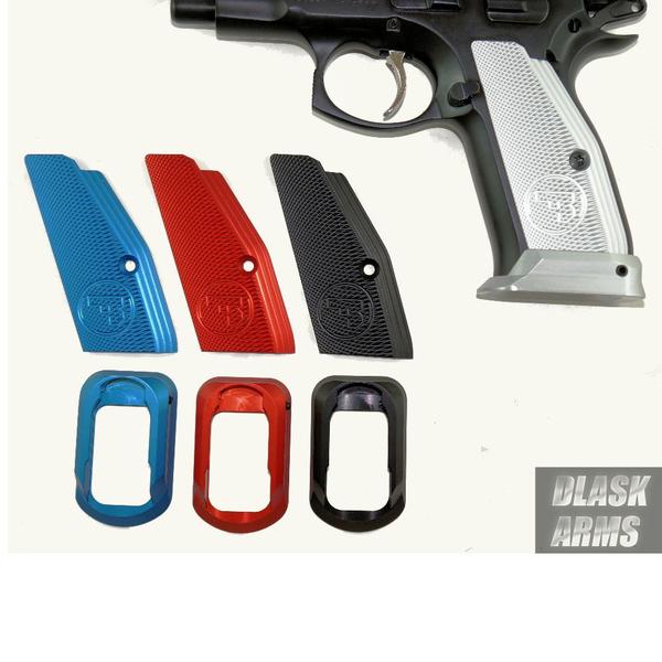 Dlask Arms CZ Custom & Accessories CZ-75 / Shadow 1 grip e magwell alluminio