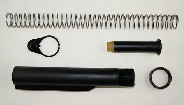 Dlask Arms AR 15 Parts AR-15 Buffer Tube Assembly, completo mil-spec 7075-T6