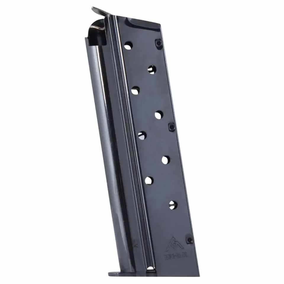 Dlask Arms Magazines Mec-Gar 1911 9mm caricatore 9 colpi brunito