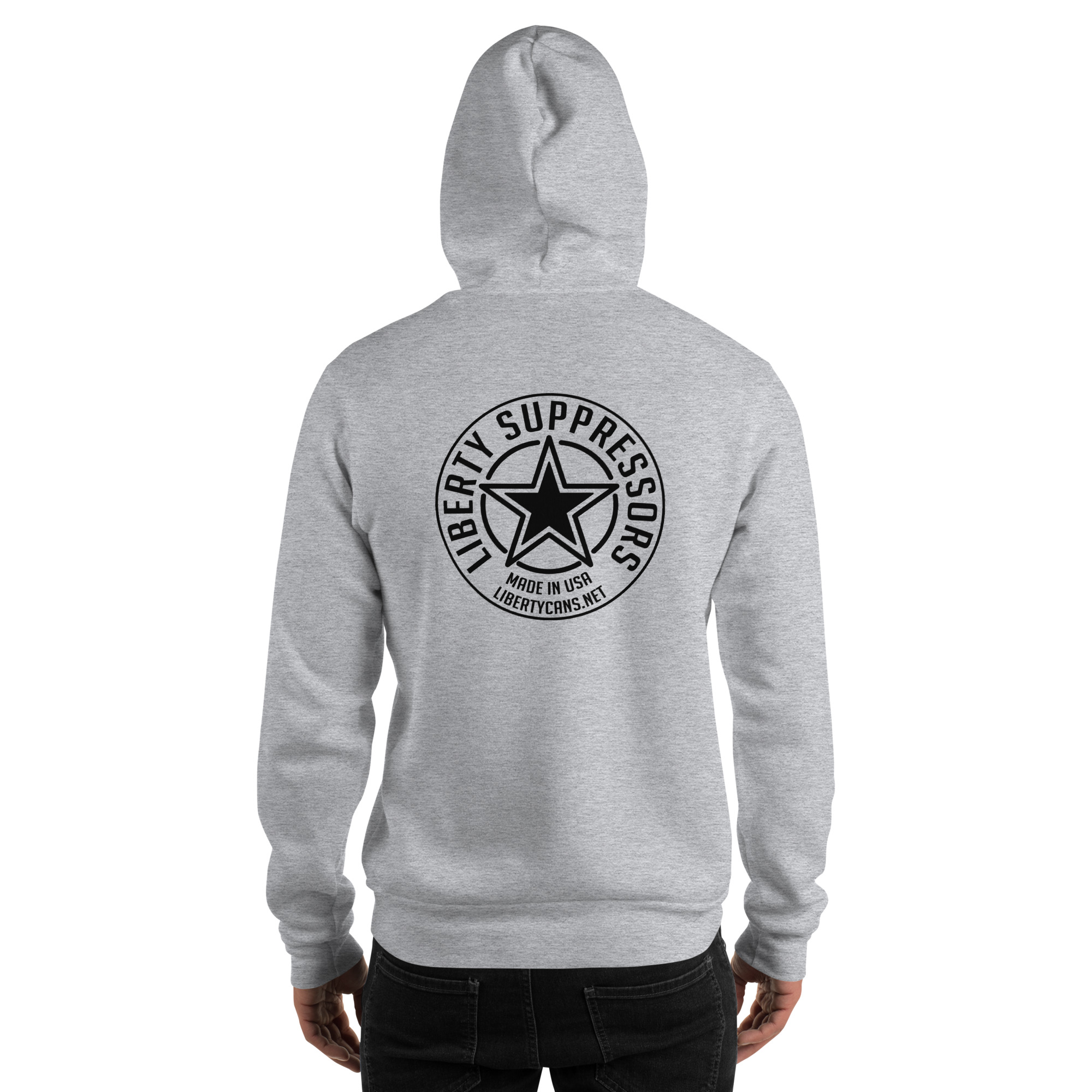 Liberty Suppressors Liberty Merch Hoodie felpa con tasca frontale