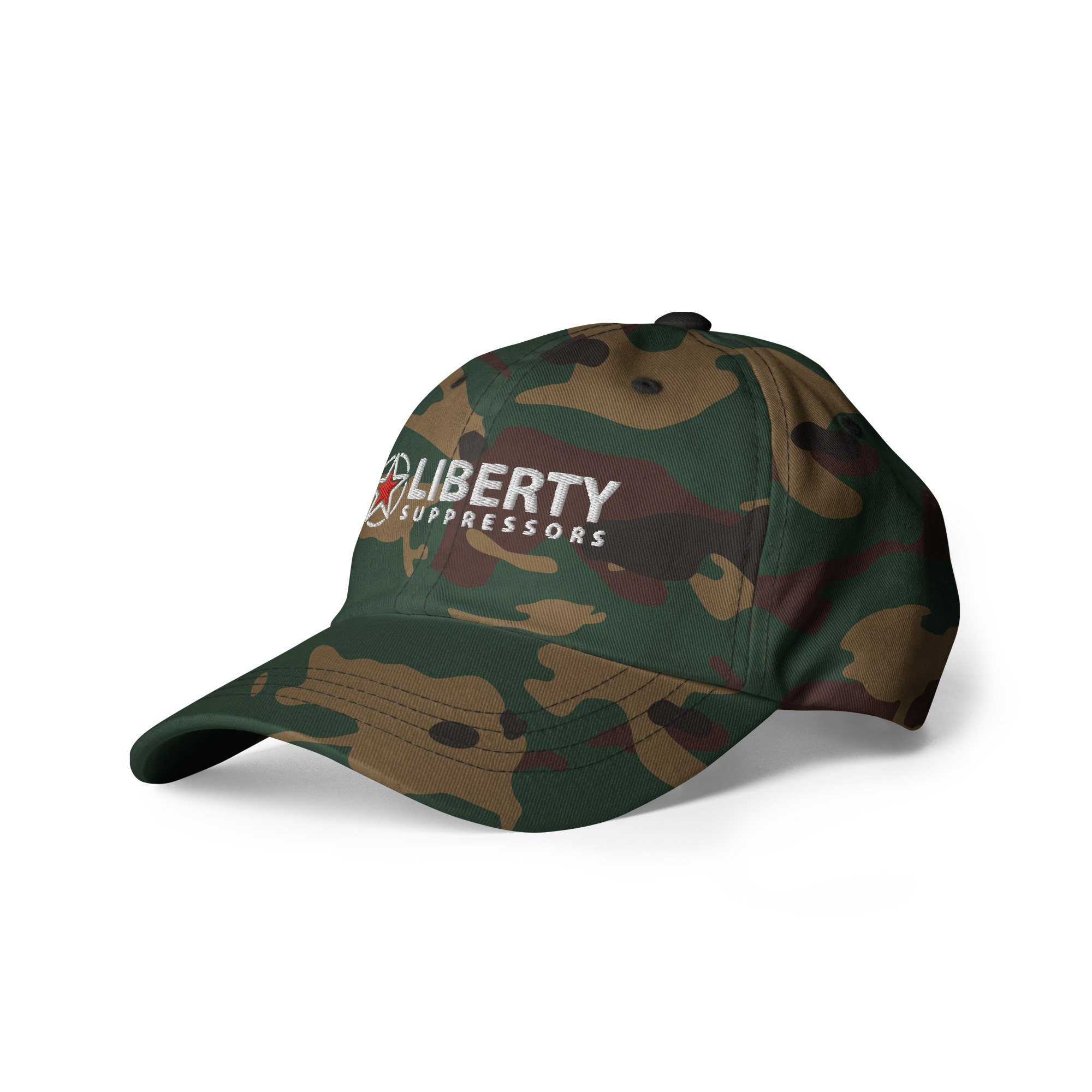 Liberty Merch Camo Hat berretto Green Camo regolabile