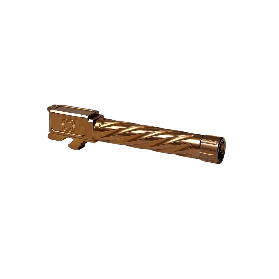 Shadow Systems Compact Threaded Spiral Fluted Bronze Barrel MR920/XR920/MR918 Heavy Blem