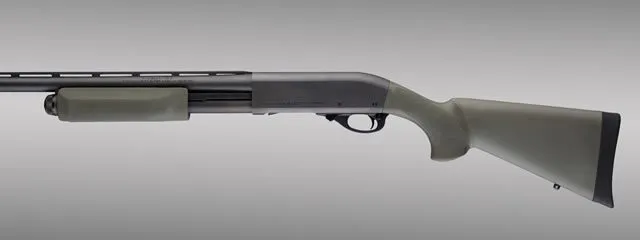 Dlask Arms Shotgun Parts Hogue Overmolded Shotgun Stock Set, verde OD, 12 Gauge