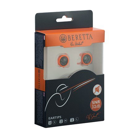 Beretta DT Series / DT11 Series Off Shot Set auricolari passivi arancioni con custodia