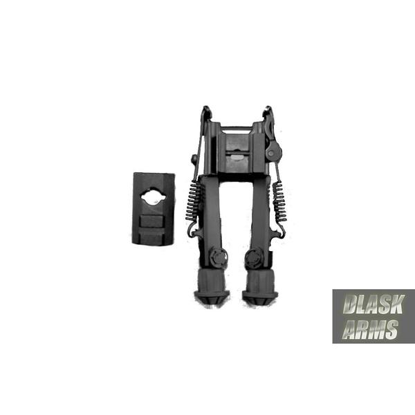 UTG AR 15 Parts Super Duty Op Bi-pod w/QD Lever Lock, Center Ht: 6.0″- 8.5″ bipiede regolabile