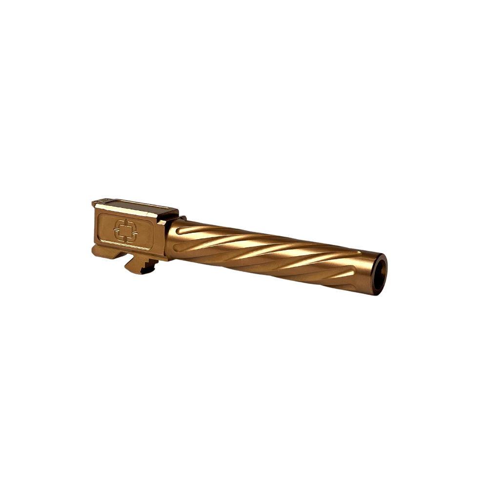 Shadow Systems Barrels Full-Size Unthreaded Spiral Fluted Bronze Barrel (MR920L/DR920) Light Blem canna