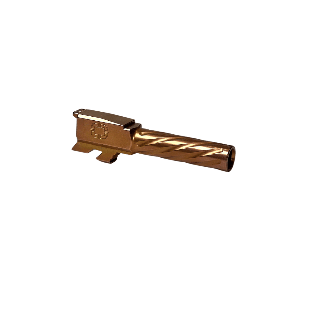 Shadow Systems Barrels CR920 Subcompact Unthreaded Spiral Fluted Bronze (Light Blem) canna bronzo