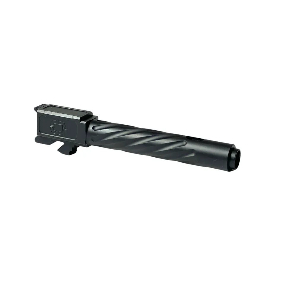 Shadow Systems Barrels Full-Size Spiral Fluted Black Barrel (DR920P) canna nera