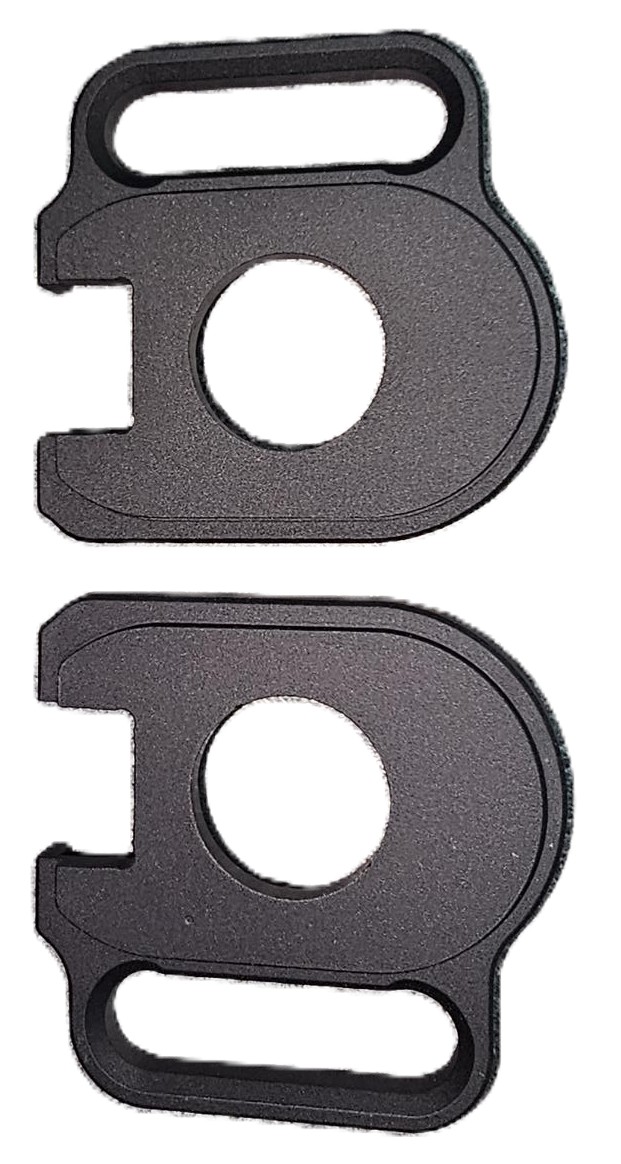 Dlask Arms Shotgun Parts Remington 870 Sling Adaptor Plate piastra nera