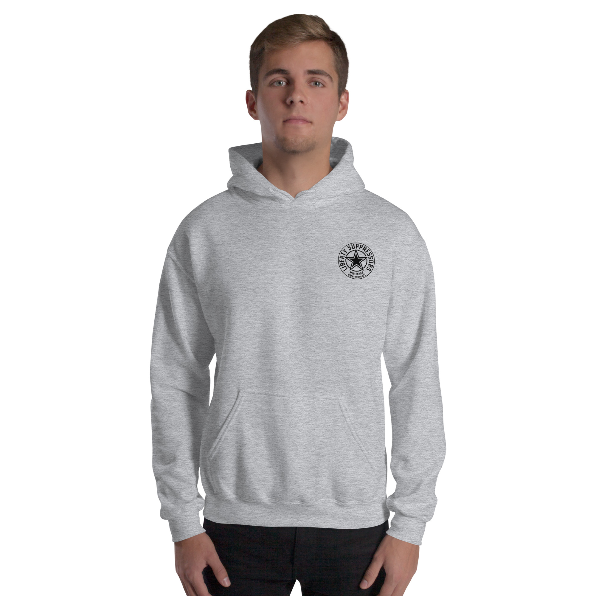 Liberty Suppressors Liberty Merch Hoodie felpa con tasca frontale