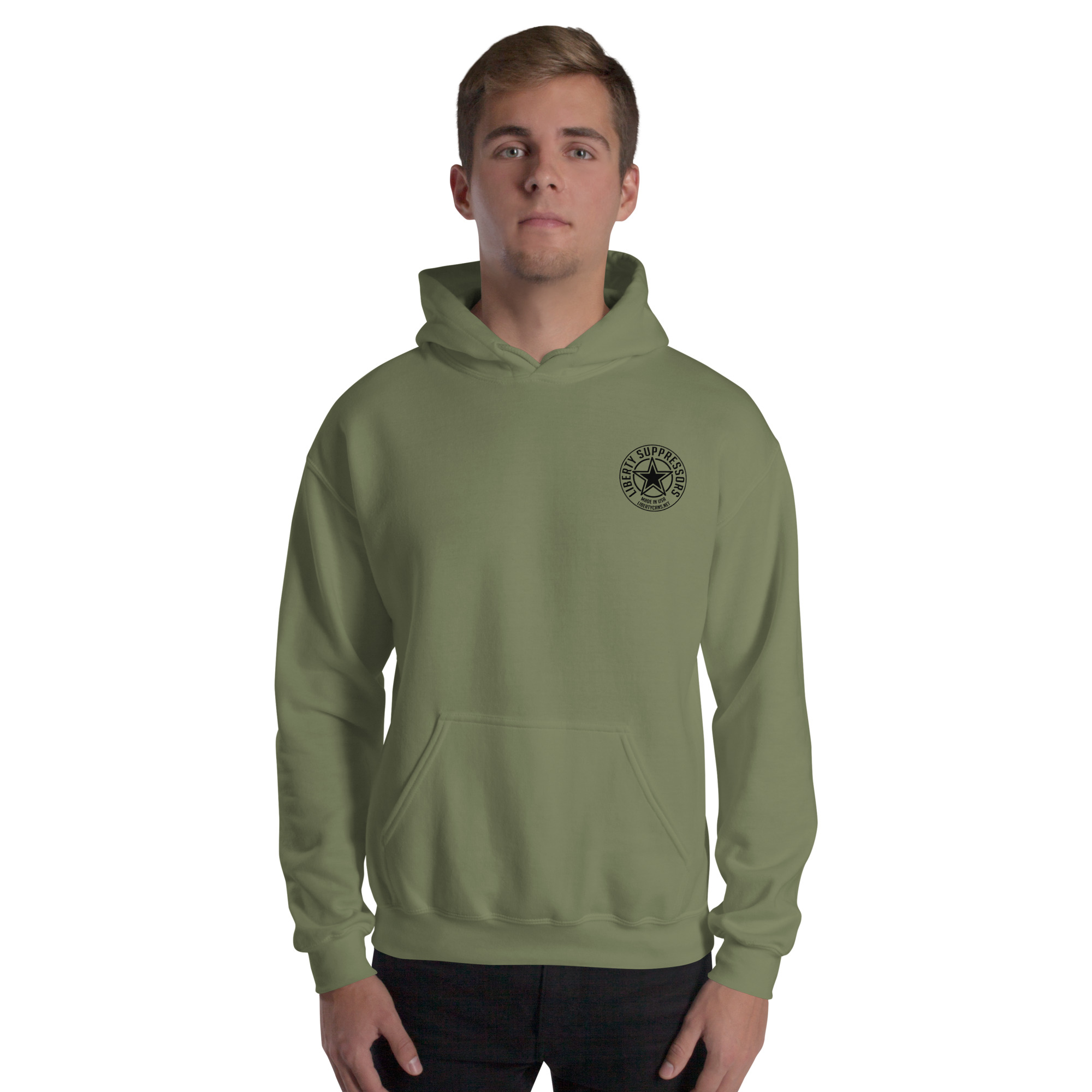 Liberty Suppressors Liberty Merch Hoodie felpa con tasca frontale