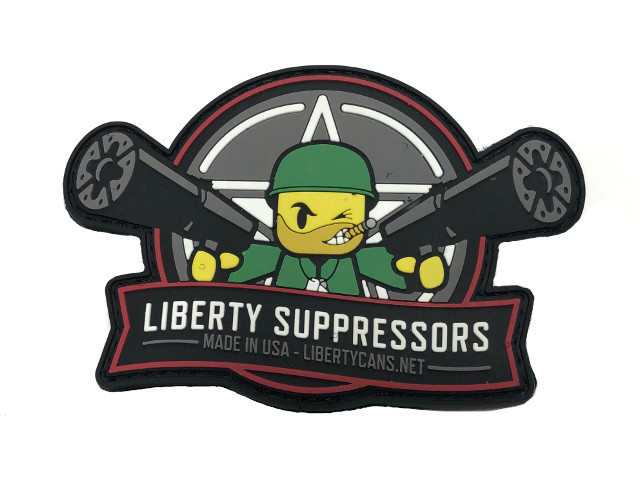 Liberty Suppressors Liberty Merch Swag Dual Wielding Liberty Patch patch vinile 2¾×4″