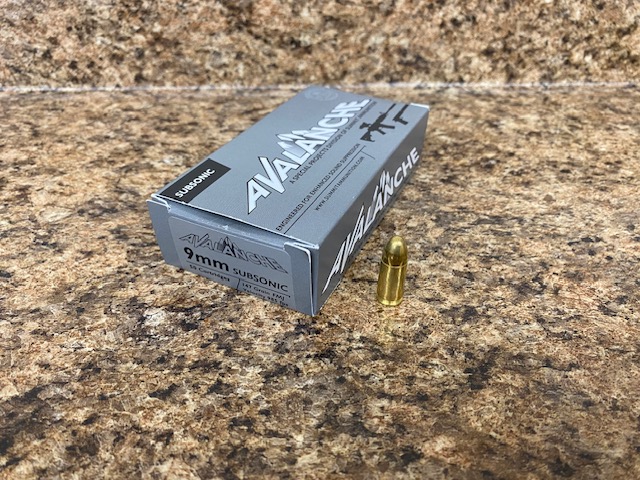 Liberty Suppressors Summit Ammo Summit Avalanche Suppressor Ammo 9×19 147gr subsonica