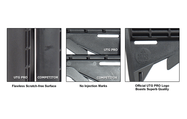 UTG U6 calcio AR-15 kit mil-spec 6 posizioni nero