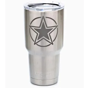 Liberty Suppressors Liberty Merch Yeti Rambler 30oz tumbler con logo inciso