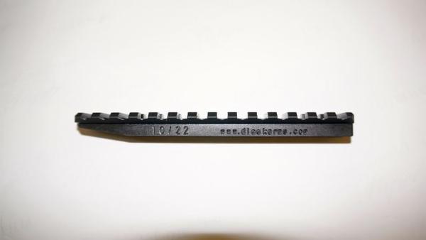 Dlask Arms 10/22, SR 22 & DAR 22 Parts RUGER 10/22 DAR 22 RAILS 10, 20 & 30 MOA rotaia ½ pollice