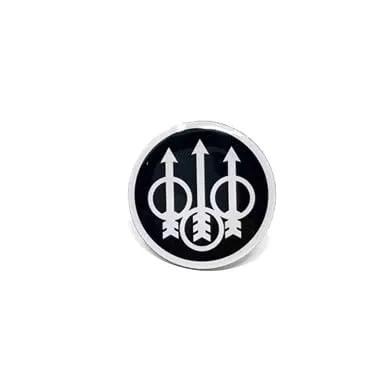 Beretta 90 Series spilla metallica 20 mm logo gommato