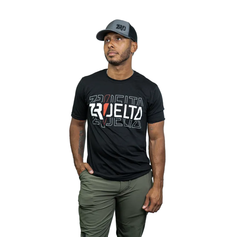 ZRO Delta Double Vision T-shirt nera