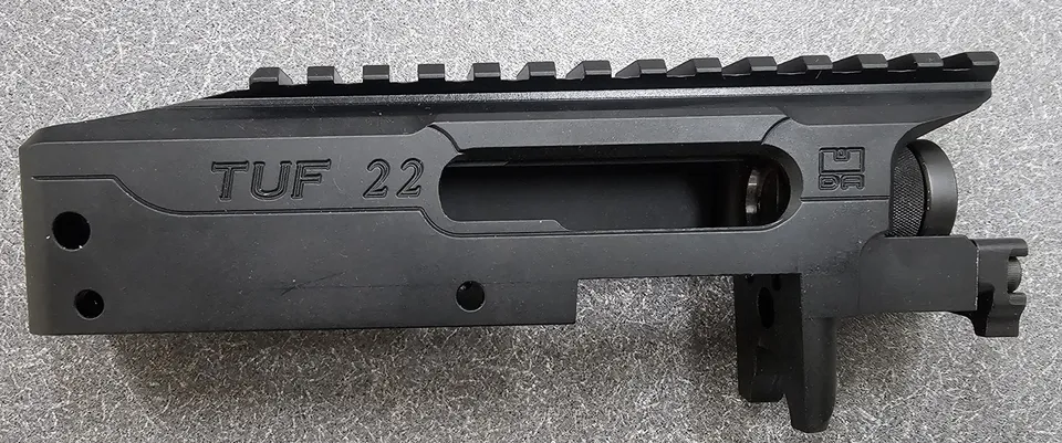 Dlask Arms TUF-22 TUF-22TD Receiver con guida Picatinny integrata