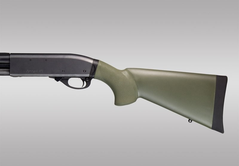 Dlask Arms Shotgun Parts Hogue Overmolded Shotgun Stock Set, verde OD, 12 Gauge