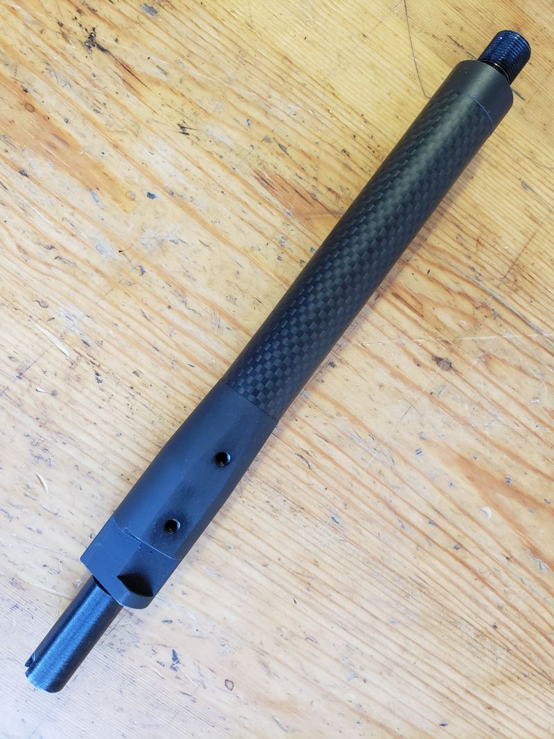 Dlask Arms Barrels Carbon Fiber Barrel canna 9″ 10/22 Takedown blued