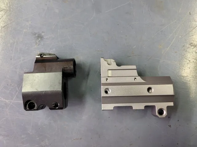 Dlask Arms CZ Custom & Accessories Bren 2 MS Gas Block and Trunnion Set blocco gas