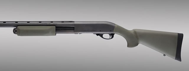 Dlask Arms Shotgun Parts Hogue Overmolded Shotgun Stock Set, verde OD, 12 Gauge