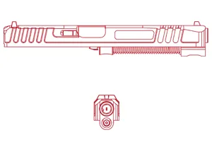 ZRO Delta Handguns Extended pistola